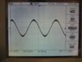 1kHz Sine Wave, 8R, threshold of clipping. Again, very good, a small amount of residual bleed-through.