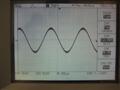 1kHz sine wave, open circuit, threshold of clipping. Excellent, almost no visible distortion.