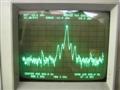 Quiescent output residual, 8R, no input, spectrum showing sidebands.