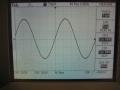 40Hz sine wave, 8R, threshold of clipping.