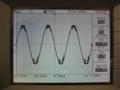 3kHz sine wave, 8R, threshold of clipping. Showing the instability in more detail.