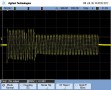 40Hz, 2R sine wave, burst power. Severe distortion artefacts when not in limit.