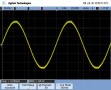 10kHz, 8R sine wave, at clipping. Slight distortion on waveform crests.