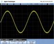 10kHz, 8R sine wave, just prior to clipping. Waveform crests much cleaner.