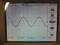 Low level 1kHz sine wave, 4R. Visually distortion-free.