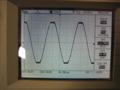 1kHz Sine Wave, 4R, at clipping. Excellent clipping behaviour, merely waveform flattening and no nasties where the waveform flattens off.