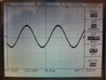 10kHz 8R sine wave.