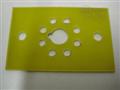 One of our custom designed valve pin fixing plates made from high density fibreglass