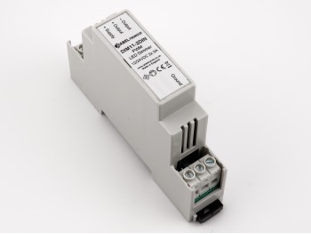 DIM11-2DIN LED Dimmer. Dual Output OneTouch Controlled. DIN-mount, PWM, 12V 24V, 5A Low Voltage - Product Image 1