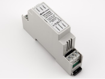 DIM13NDIN LED Dimmer. Dual Switch Controlled. Negative Output. PWM, 12V 24V, 5A Low Voltage DIN-mount - Product Image 1