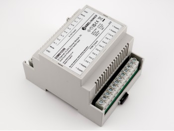 DIM81DIN 8 Channel LED Dimmer, Push Switch Controlled, DIN-mount, PWM, 12V 24V Low Voltage - Product Image 1