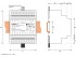 DIM84DIN 8 Channel LED Dimmer. 0-10 Volt Controlled, DIN-mount. PWM, 12V 24V Low Voltage - Product Image 7