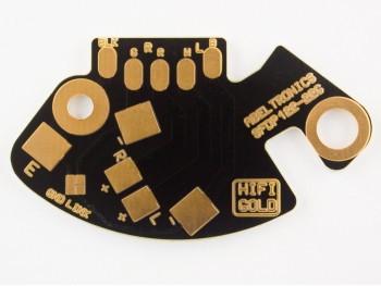 SFDP122-22G SFDP122 Technics SL1200 SL1210. Phono RCA Tonearm Replacement PCB Gold - Product Image 1